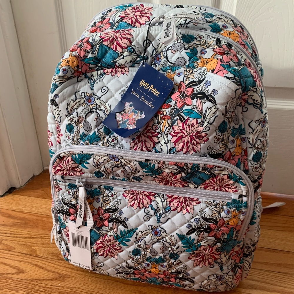 Vera Bradley Harry Potter Hogwarts Herbology Campus Backpack